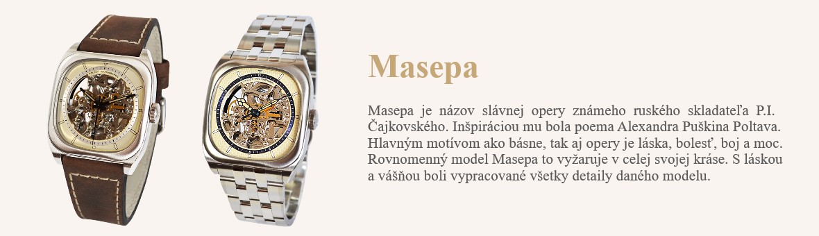 pánske hodinky POLJOT INTERNATIONAL model Masepa